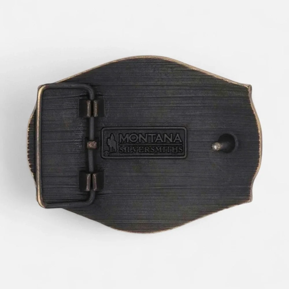 Montana Silversmiths Cowboy America Since 1776 Belt Buckle - Retail $50 - NEW‎